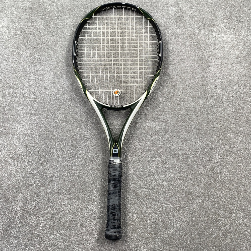 Wilson K Factor KSurge Tennis Racket Unisex 4 3/8 Green Nanotechnology 100 sq in